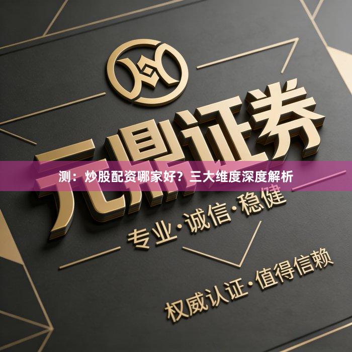 测：炒股配资哪家好？三大维度深度解析