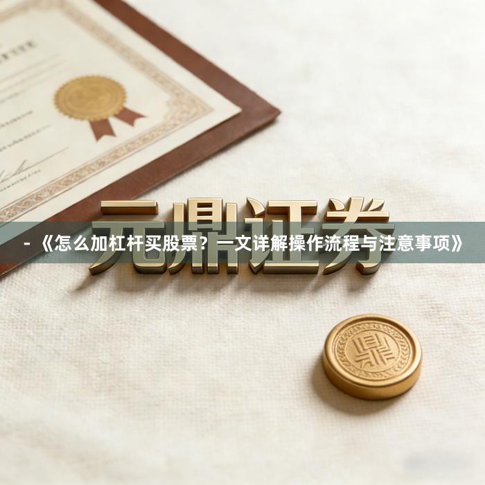 - 《怎么加杠杆买股票？一文详解操作流程与注意事项》